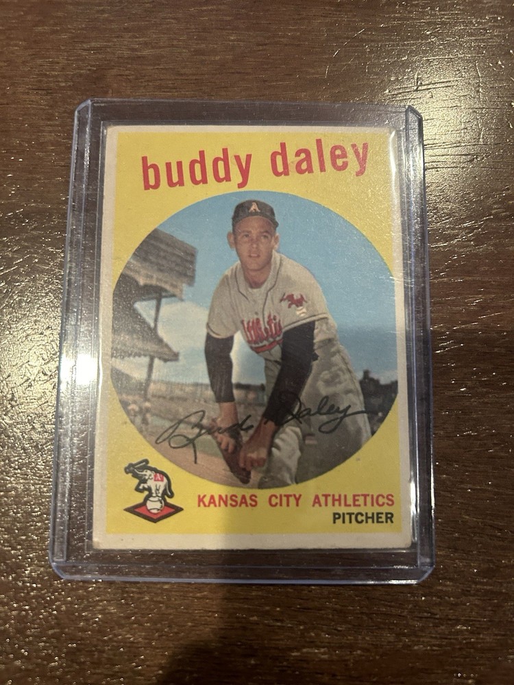 1959 Topps Buddy Daley #263 Kansas City Athletics - Very Good Condition
