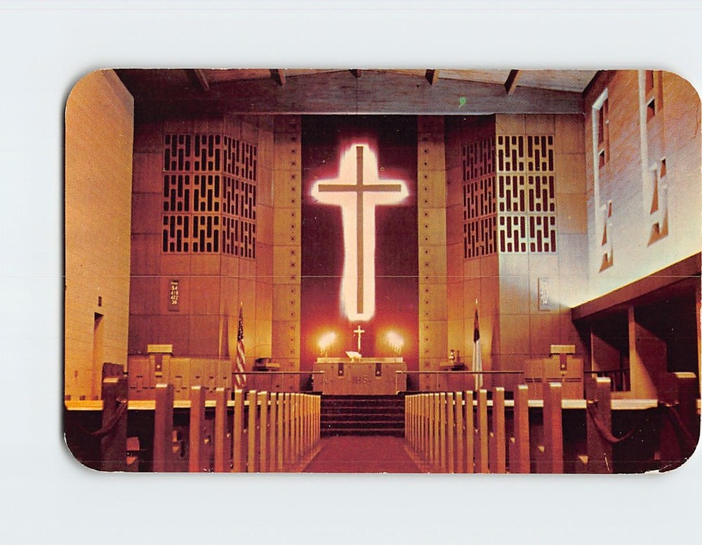 Postcard Interior Lutheran Church Detroit Michigan USA