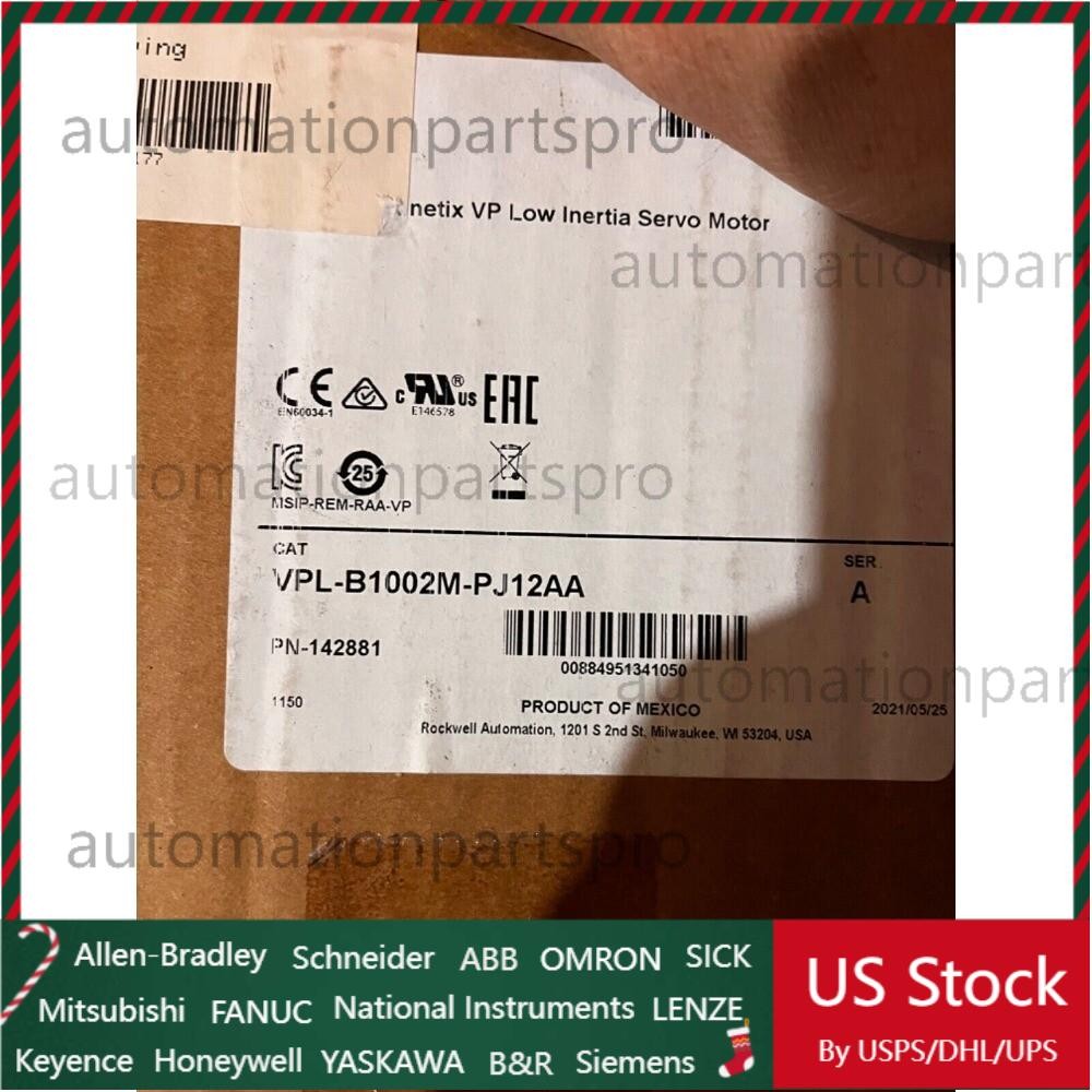 Allen Bradley VPL-B1002M-PJ12AA low inertia Servo Motor US Free Tax