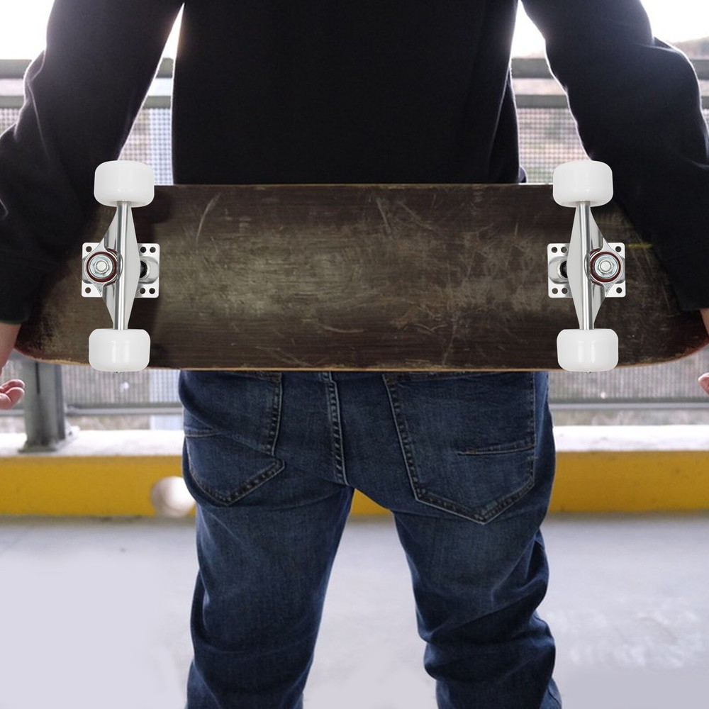 Professional Skateboard Trucks Combo Set Cruisers Skateboard Trucks & Wheels Kit