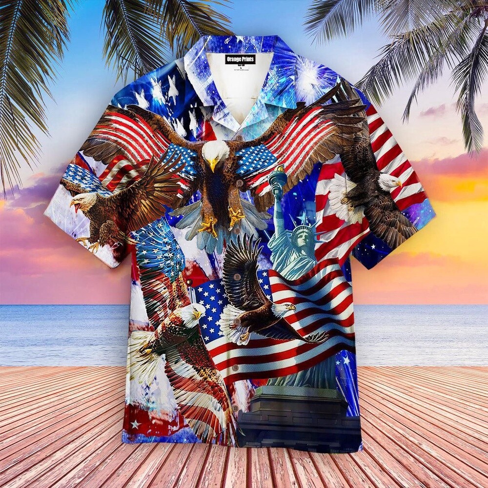 4Th Of July Happy Independence Day Hawaiian Shirt 4th Of July Hawaiian Shirt 4th