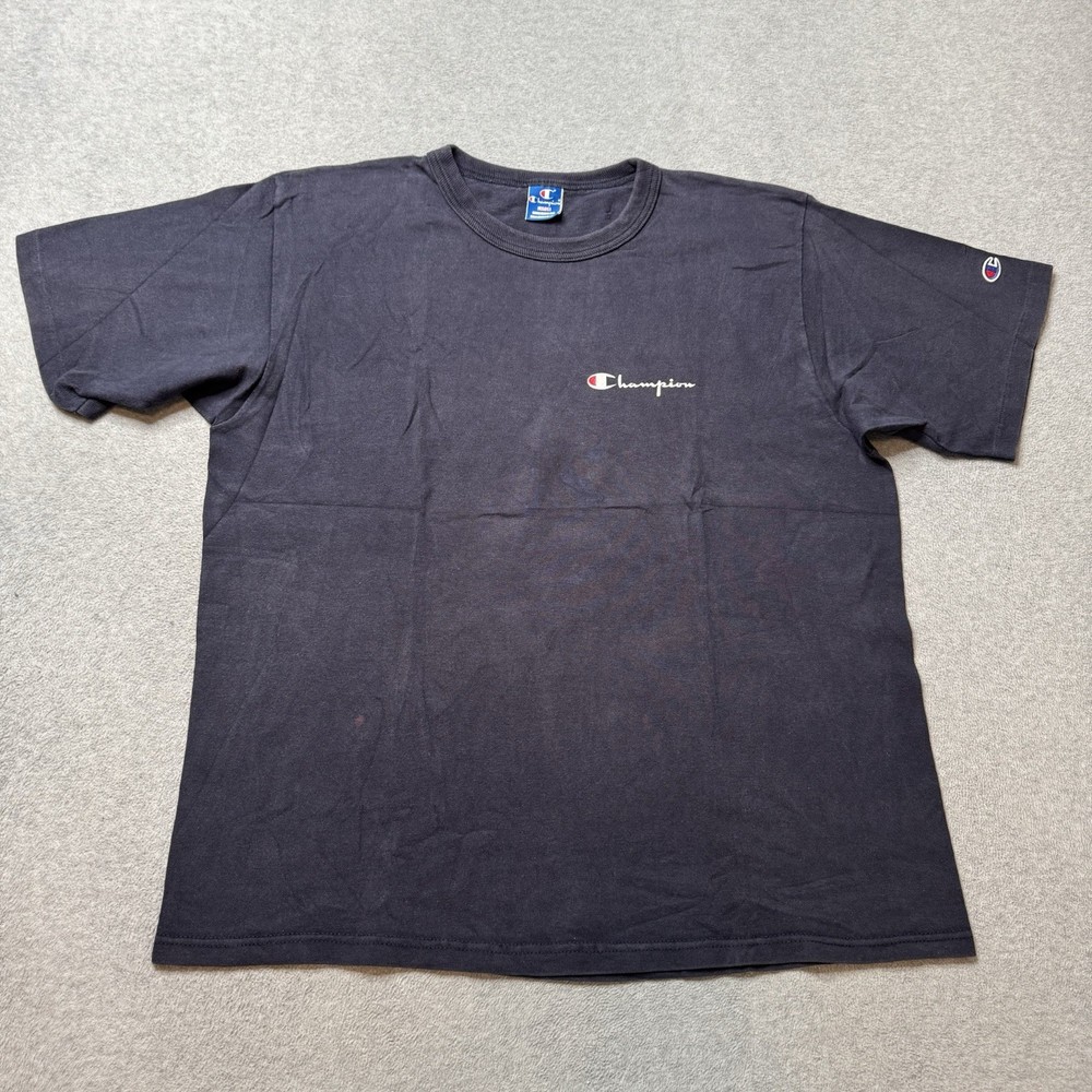 Vintage Champion T Shirt Mens Large Logo Single Stitch Sports Made in USA 90s