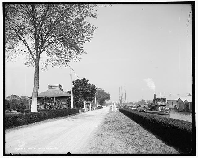Photo:New Orleans Louisiana Shell Road Toll Gate Boats c1906