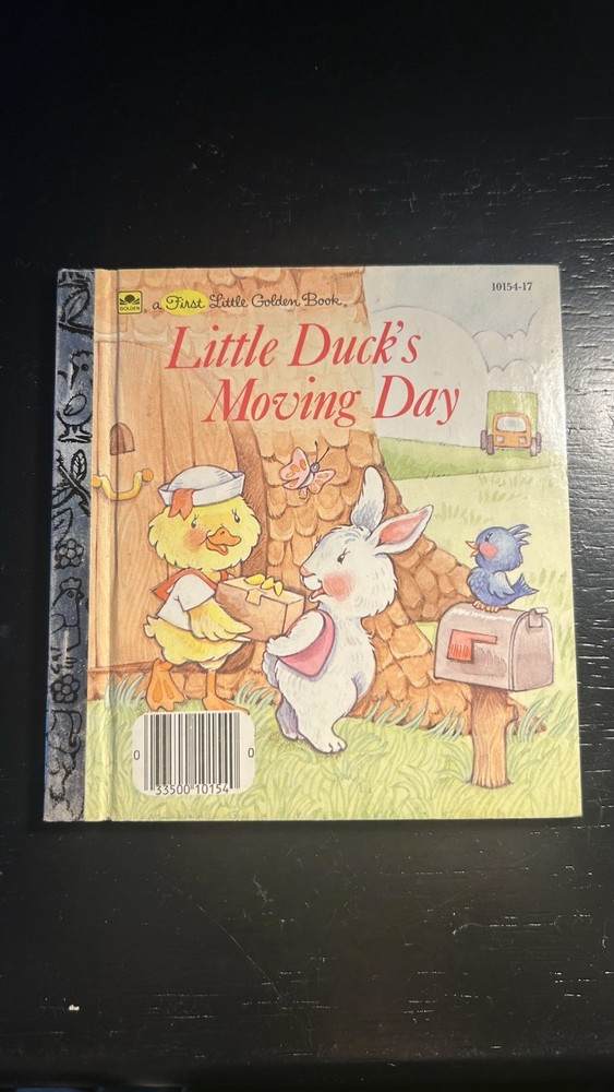 LITTLE DUCK'S MOVING DAY (A FIRST LITTLE GOLDEN BOOK) By Stephanie Calmenson VG+
