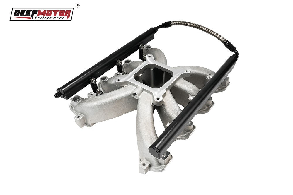 Deepmotor Aluminum EFI Intake Manifold for LS3 L92 with Fuel Rails