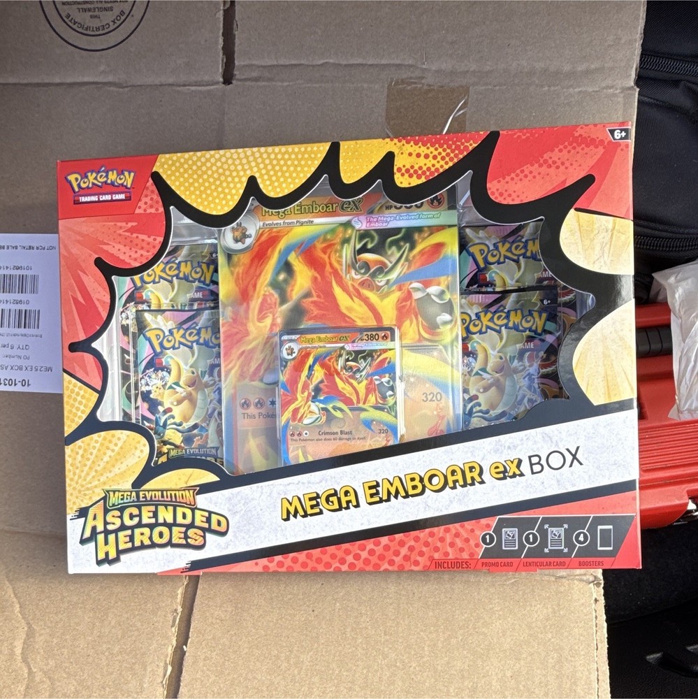 Pokémon TCG Mega Evolution—Ascended Heroes Mega Emboar ex Box Promo Oversized