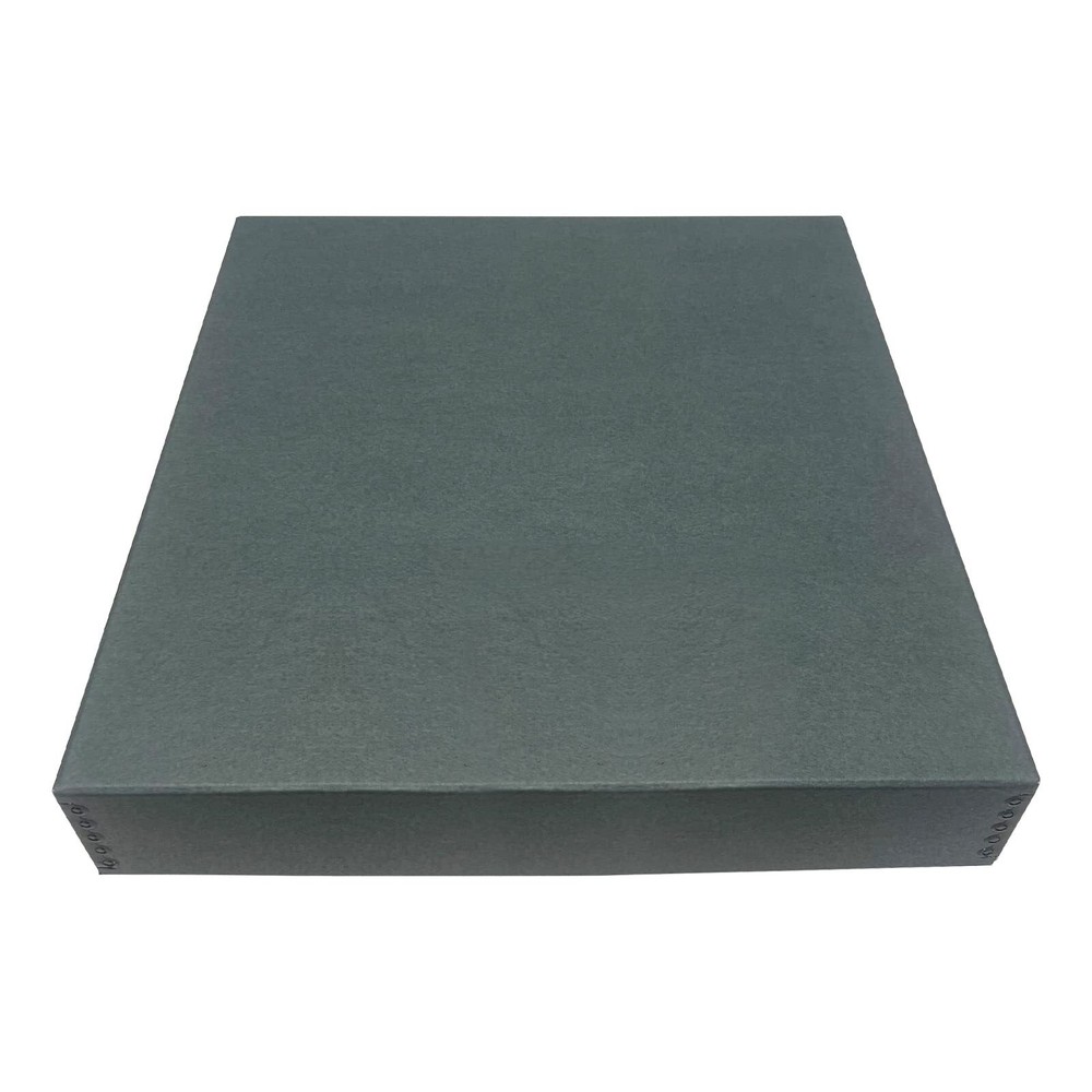 Acid-Free Gray Archival Drop Front Storage Box 16.75x20.75x3 Museum Quality-image