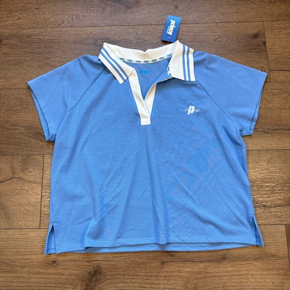 PRINCE PICKLEBALL crop top polo