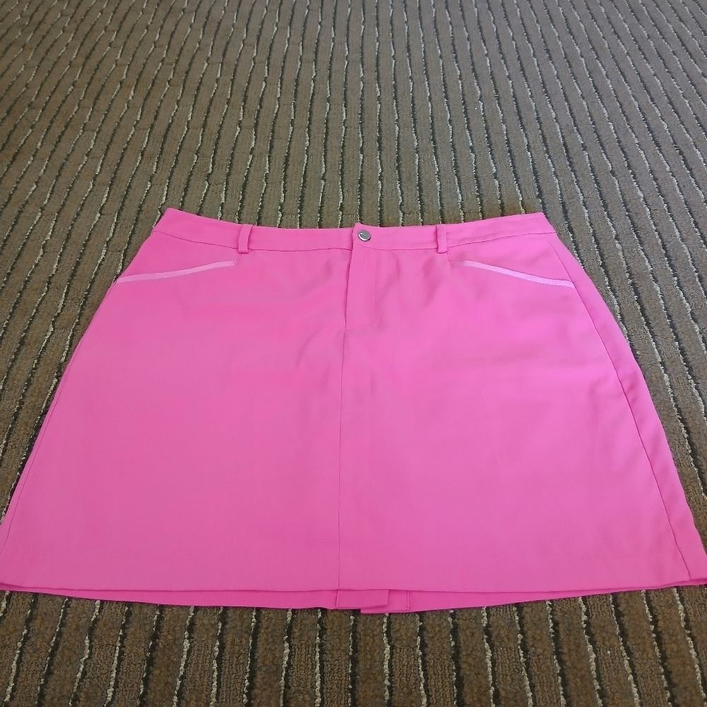 Polo Golf Ralph Lauren Hot Pink Athletic Skort Women's Size 14 Sports Outdoors