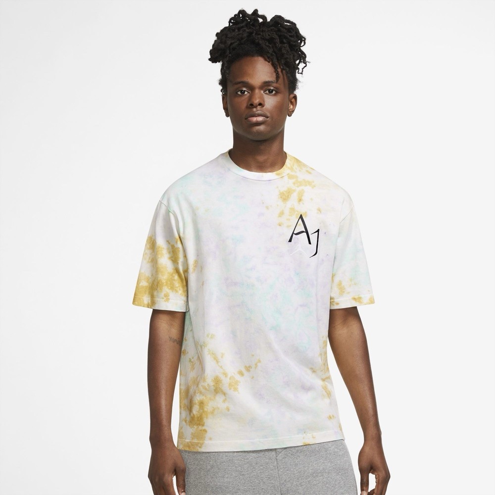 Air Jordan Sport DNA '85 Retro 1 Tie Dye T-Shirt Tee Small purple Streetwear New