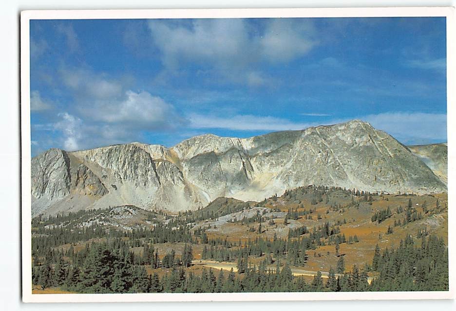 Postcard Snowy Range Wyoming USA