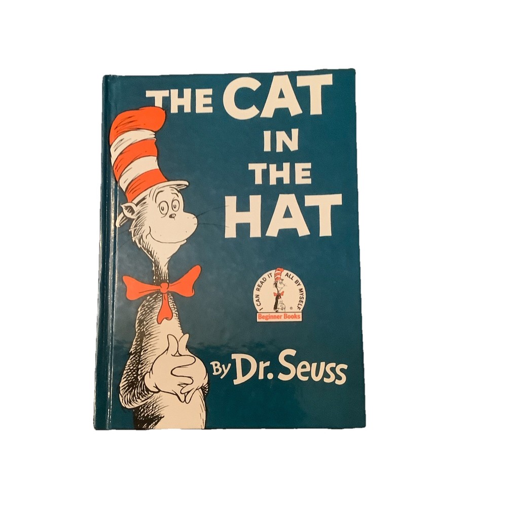 Dr. Seuss The Cat in the Hat Hardcover 1957 Random House Beginner Books