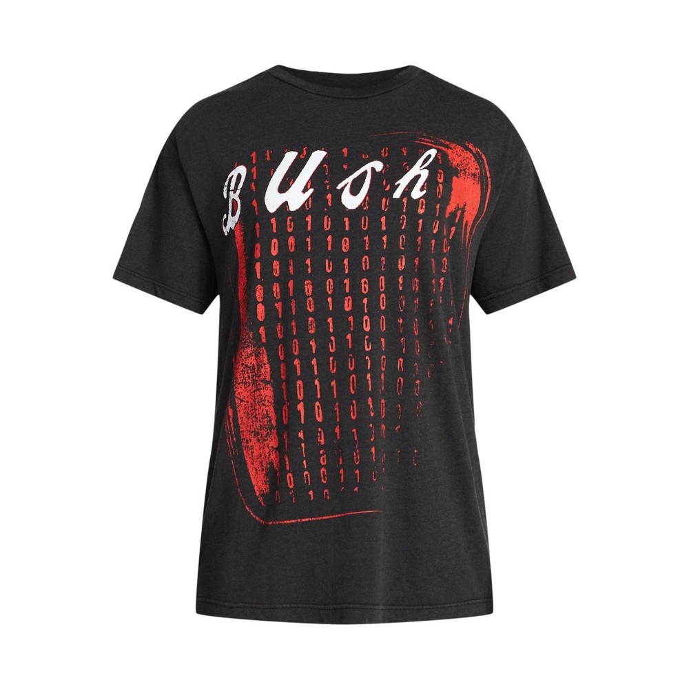 Bush Band Men's 2XL Tour 90s Graphic T-Shirt Short Sleeve Black Distressed New