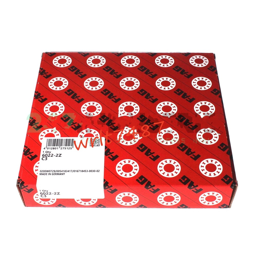 NEW FAG 6022-2Z-C3 deep groove ball bearing 1PCS #PA