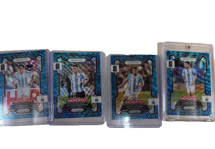 2026 Panini Prizm Monopoly World Cup 100 Card Set - Yamal  Messi Pele BLUE WAVE