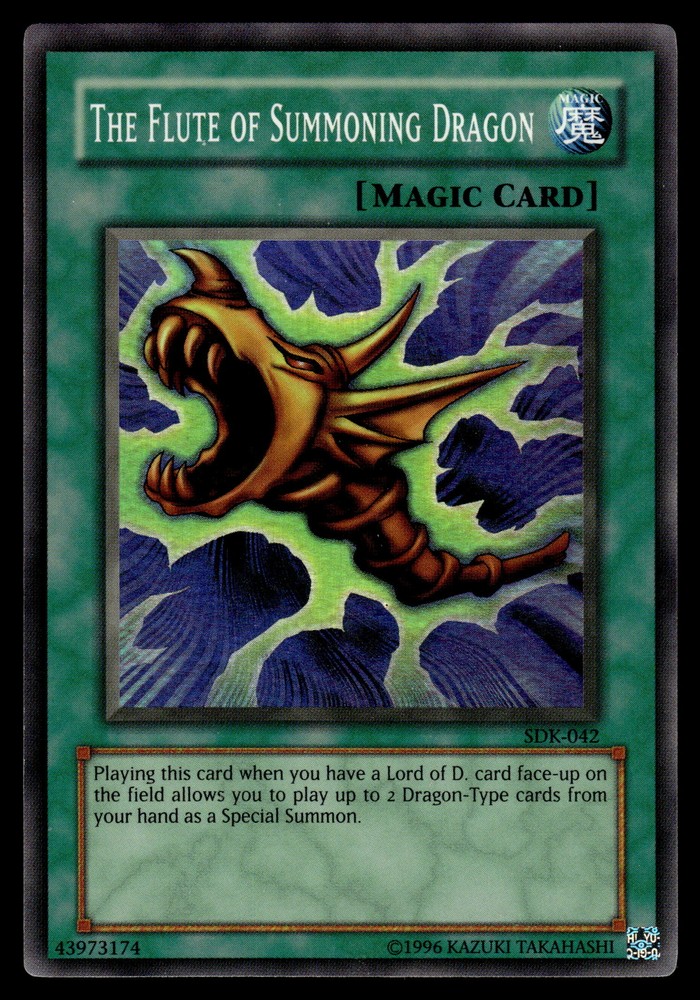Kaiba Starter Deck Yugioh Flute of Summoning Dragon SDK-042