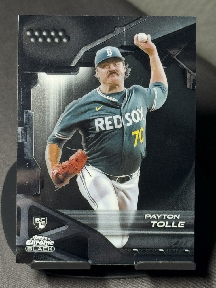 2026 Topps Chrome Black PAYTON TOLLE (RC) #26 Red Sox