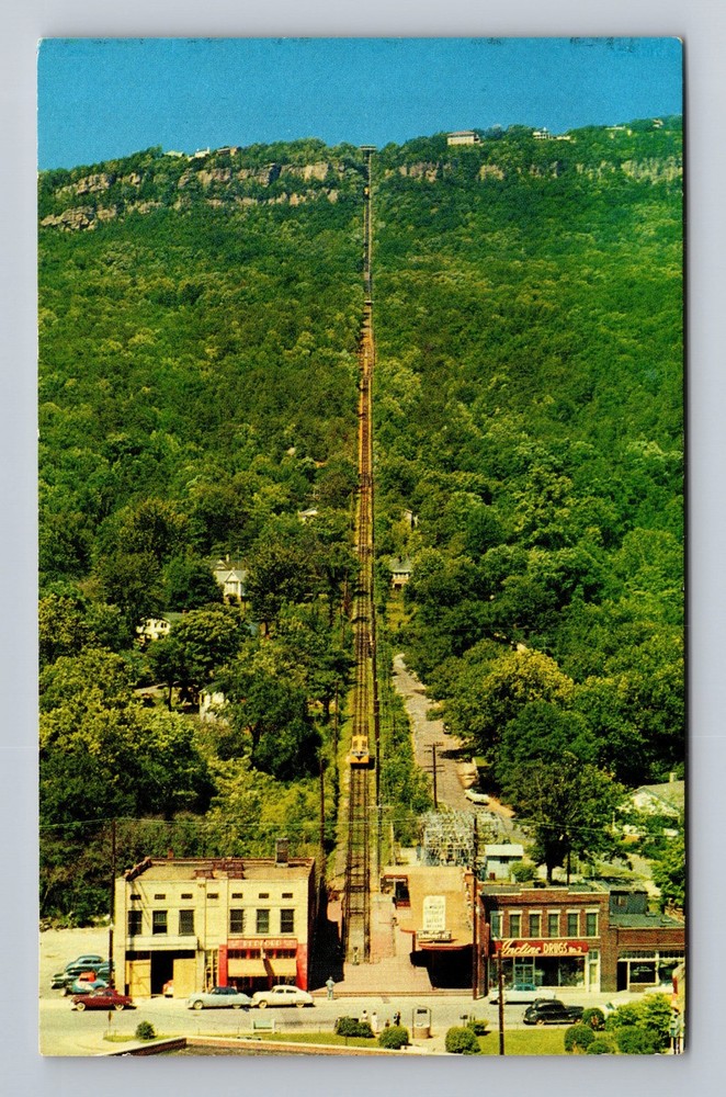 Chattanooga TN-Tennessee The Incline Up Lookout Mountain Vintage Postcard