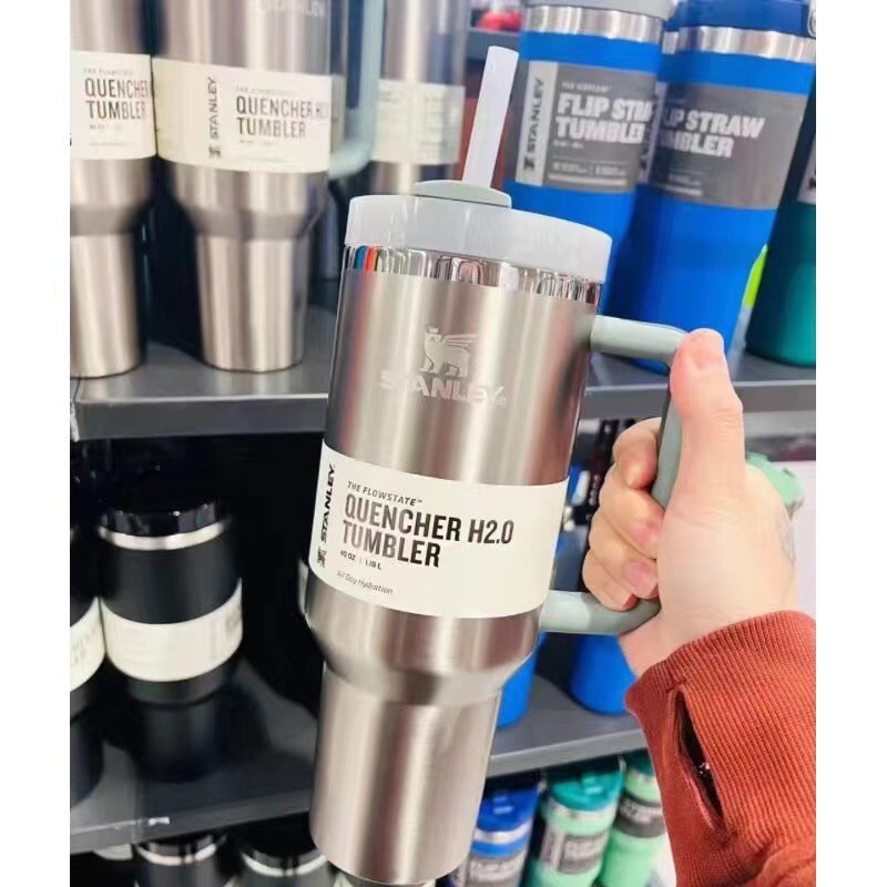 Stanley Tumbler New cup 40 oz Quencher H2.0 2024 NEW colors Christmas Gift