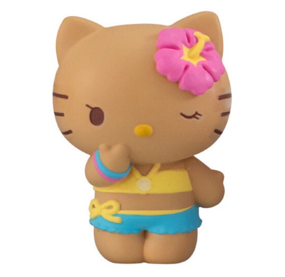 Sanrio Characters Beach Vacation Capsule Figure Toy Gashapon Hello Kitty Sun Tan