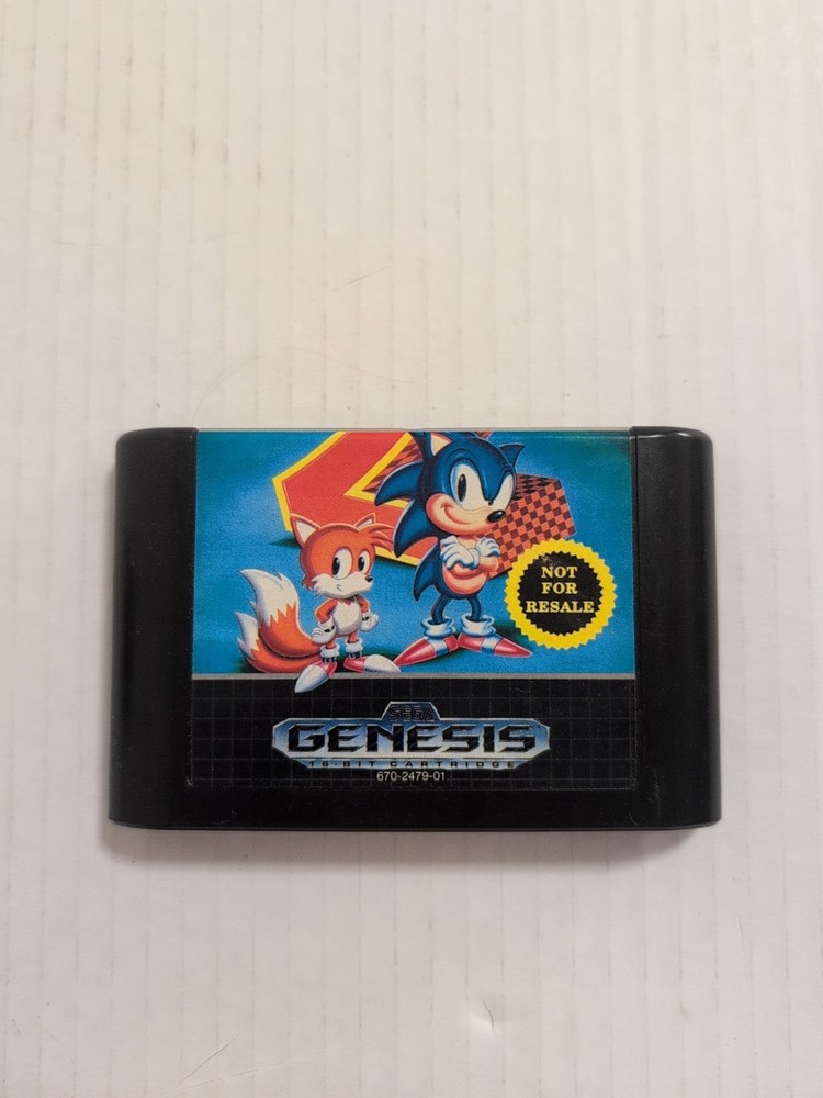 Sonic the Hedgehog 2 (SEGA Genesis, 1992) - Cartridge Only - Tested Working