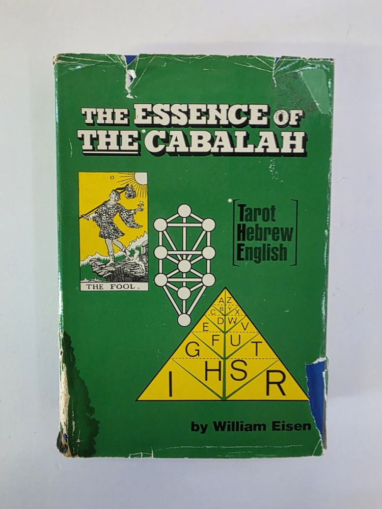 The Essence of the Cabalah Tarot Hebrew English William Eisen 1984 First Edition