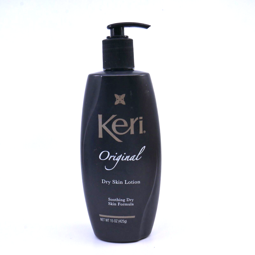 Keri Soothing Dry Skin Lotion BLACK BOTTLE 15 oz Pump ORIGINAL FORMULA