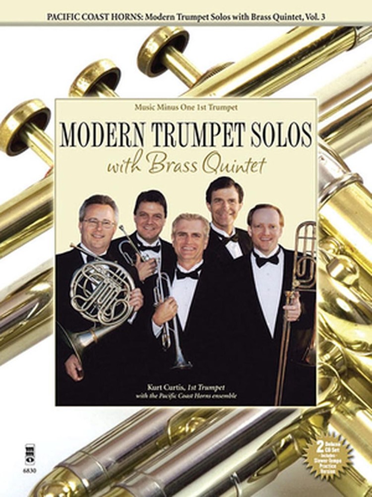 Pacific Coast Horns - Modern Trumpet Solos with Brass Quintet, Vol. 3 (English)