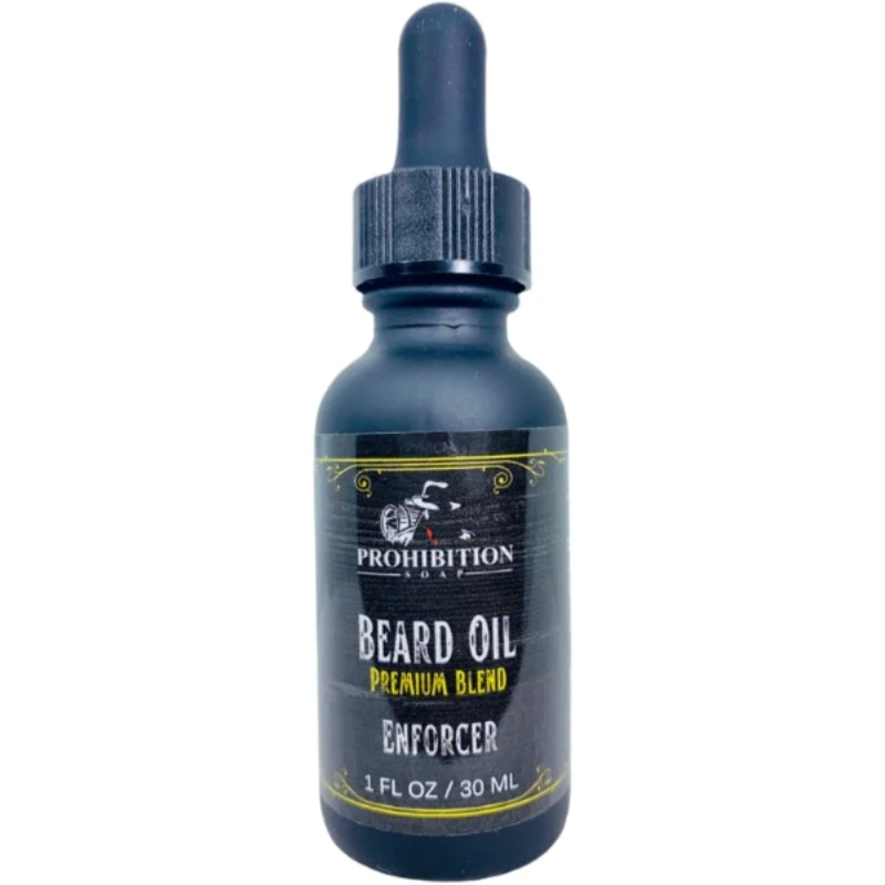 Prohibition Soap Beard Oil | Enforcer | With Organic Jojoba and Argan Oil, Premi