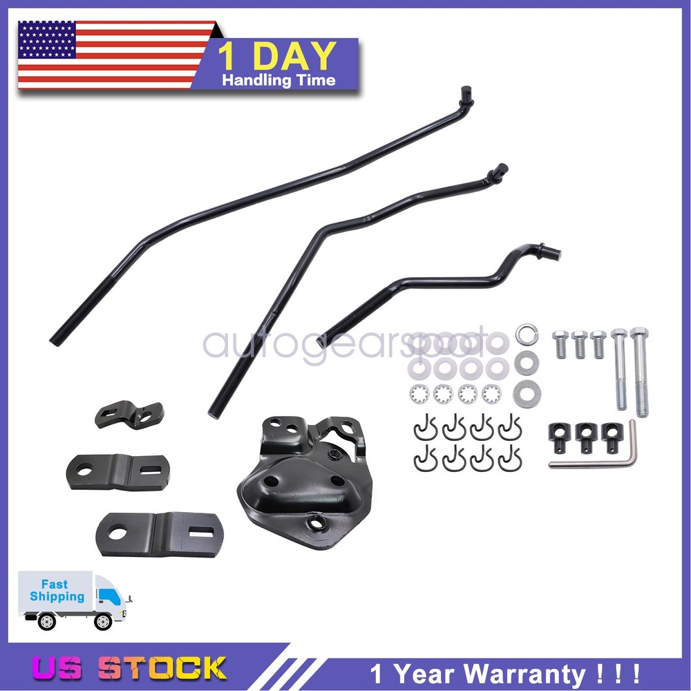 4 speed Shifter Linkage Kit For Hurst Shifters 1955-67 With Transmission