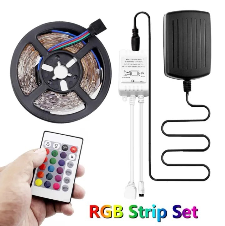5M-10M Multicolor LED Light Strip Color Changing RGB Colour With Remort Controll