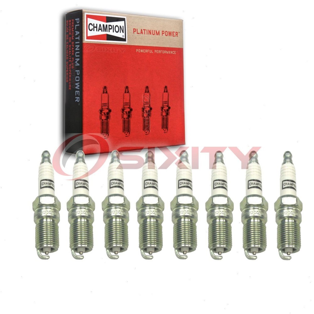 8 pc Champion Platinum Spark Plugs for 1995-2002 Lincoln Continental 4.6L V8 xi