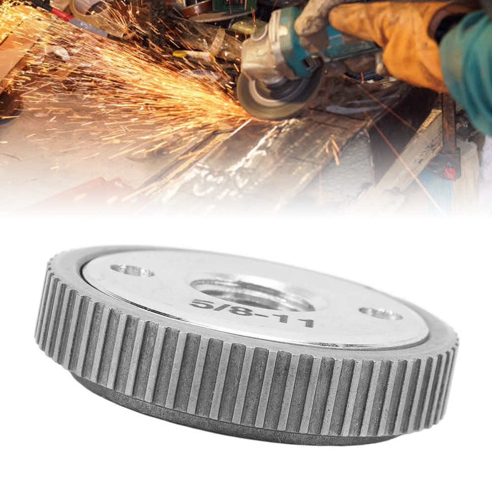 Angle Grinder Pressure Plate 5/8‑11 Thread Quick Release Locking Nut Polishing