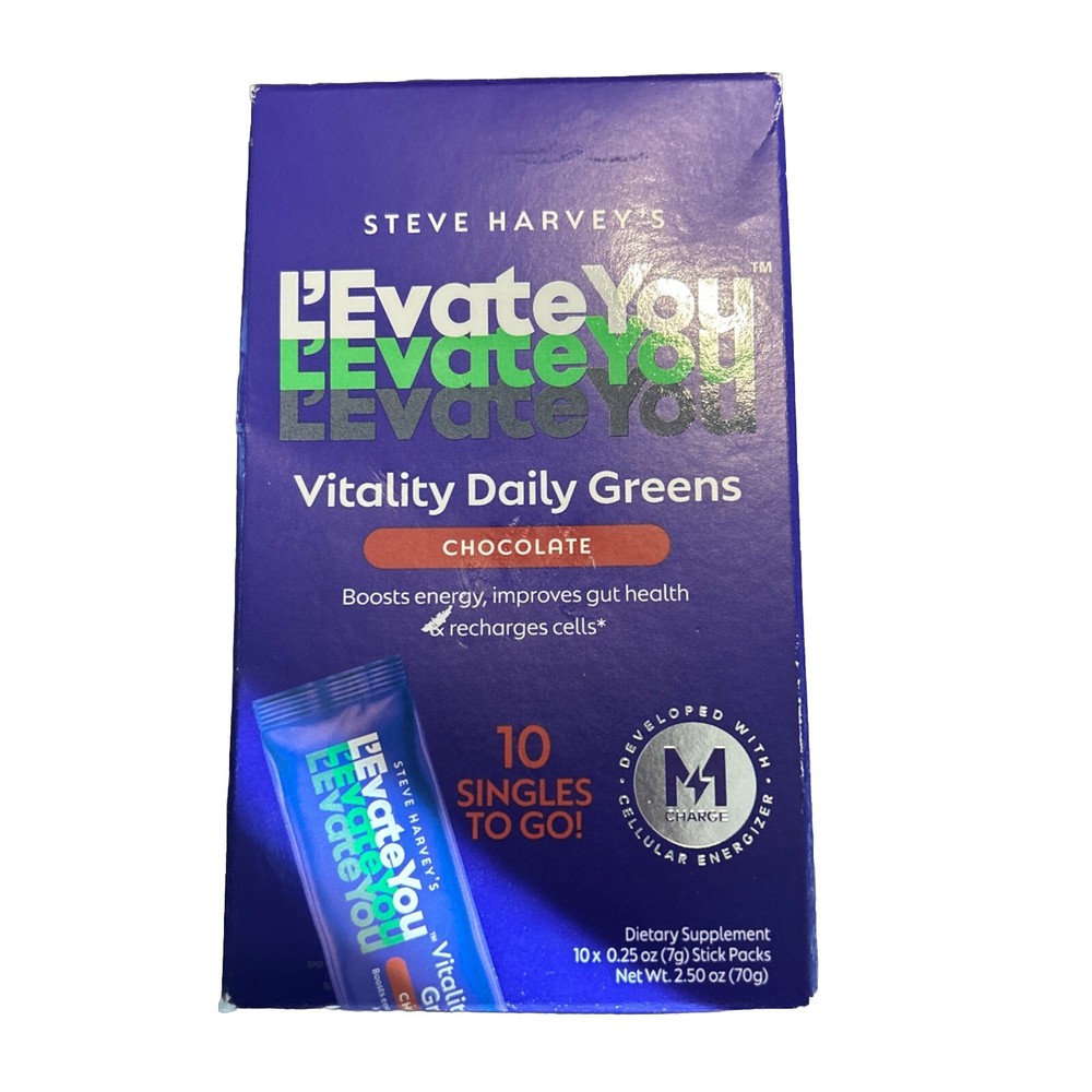 L'Evate You Vitality Daily Greens - Dietary Supplement - Chocolate - 10 Singles