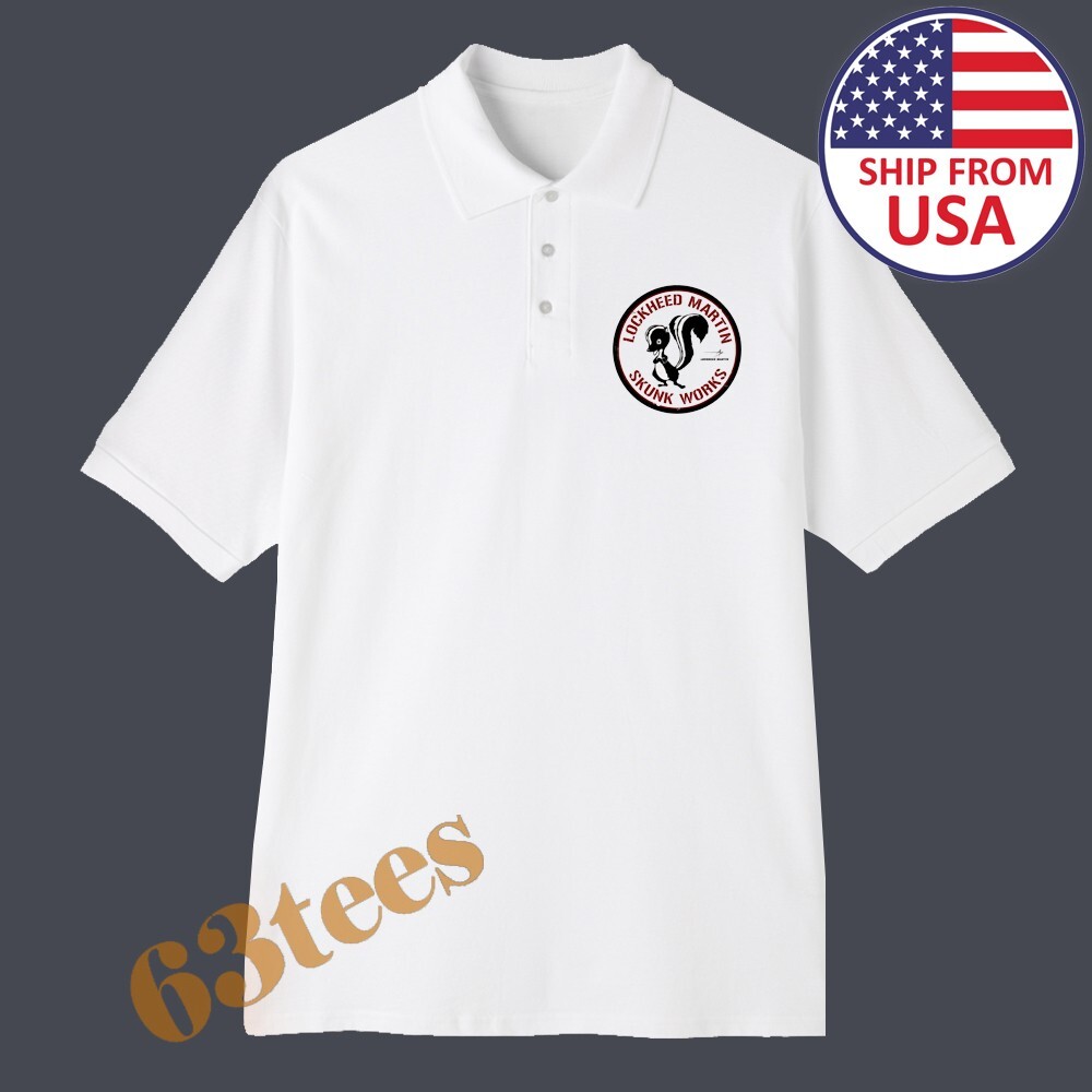 Lockheed Martin Skunk Works Men's Printed White Size S-3XL