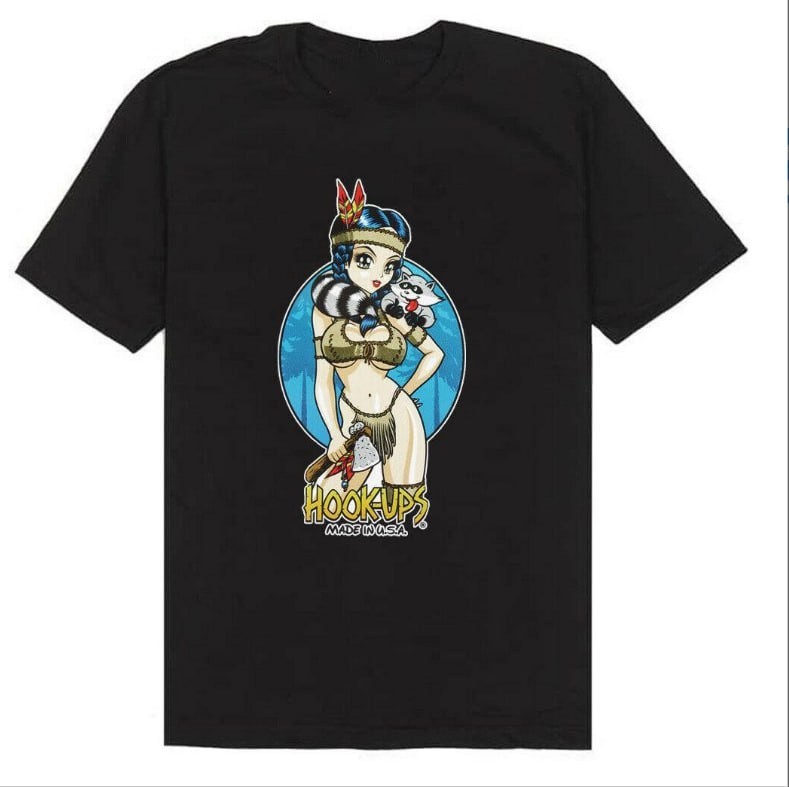 Vintage Hook Ups Skateboard shirt HOT Girls hot new design hot
