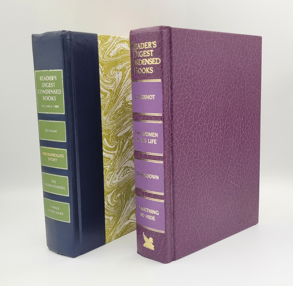 Readers Digest Condensed Books First Editions Lot of 2 1988 Vol 4 1991 Vol 194