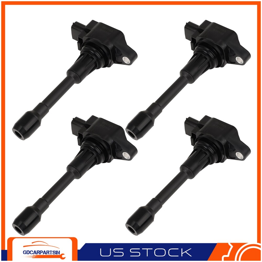 4 New Ignition Coils for 2011-2017 Nissan Altima Sentra Tiida Infiniti FX50 UF549 Replacement