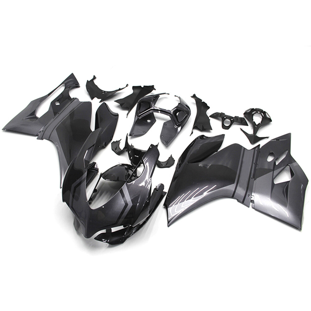 Black Grey ABS Bodywork For Ducati 899 1199 2012 - 2013 12 13 Plastics Fairings