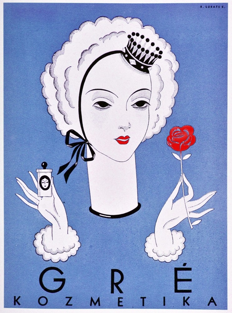 Decoration poster.Interior design Art.Retro fashion.Cosmetics queen.6357