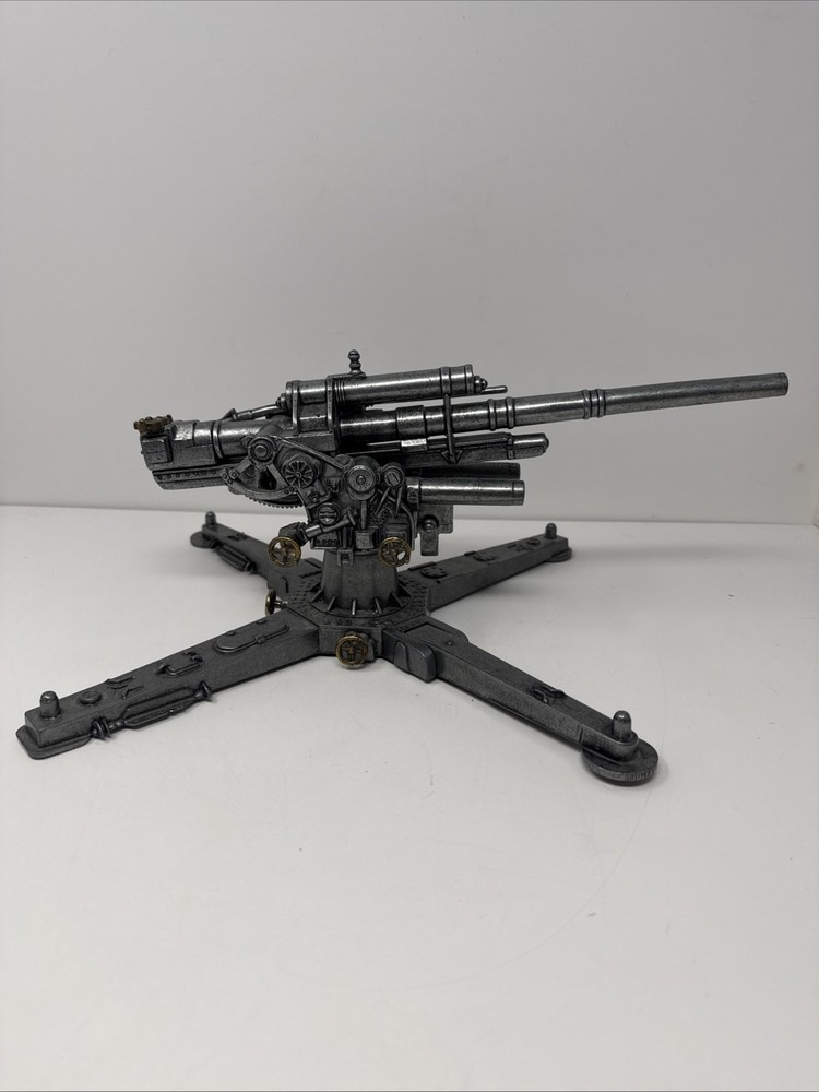 Replica German 88mm Flak Gun 14” Diecast Model Made In Spain