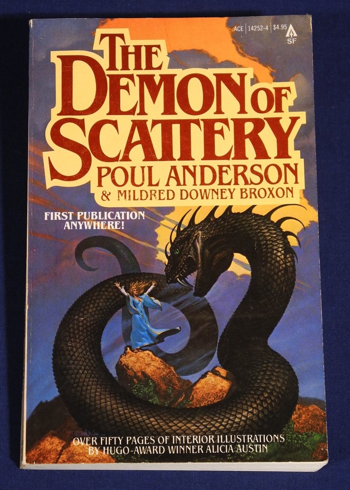 The Demon of Scattery by Poul Anderson + Mildred Downey Broxon 1979 1st ACE Prtg