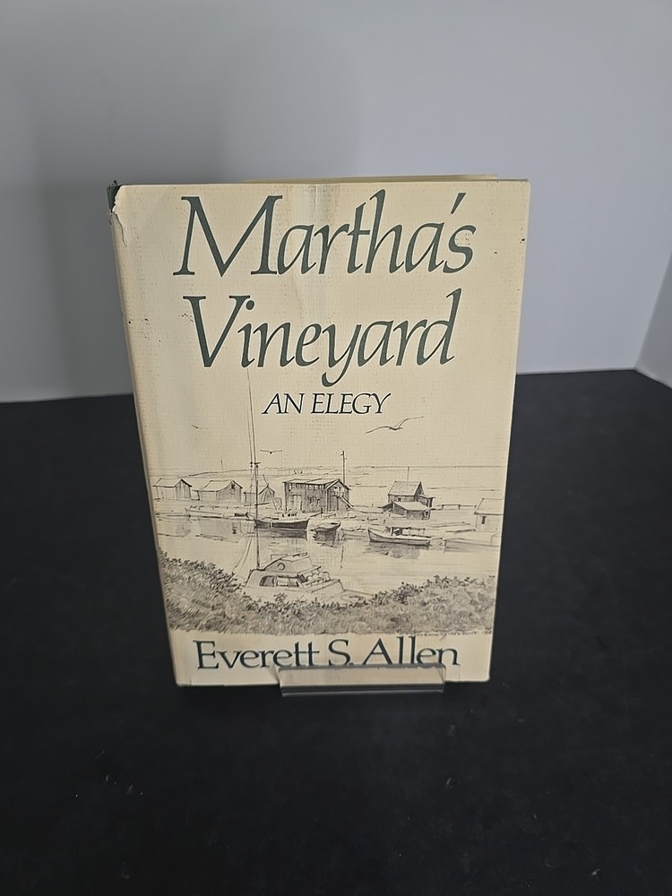 Martha’s Vineyard: An Elegy – Everett S. Allen – 1st Ed. 1982 HC DJ VG OOP