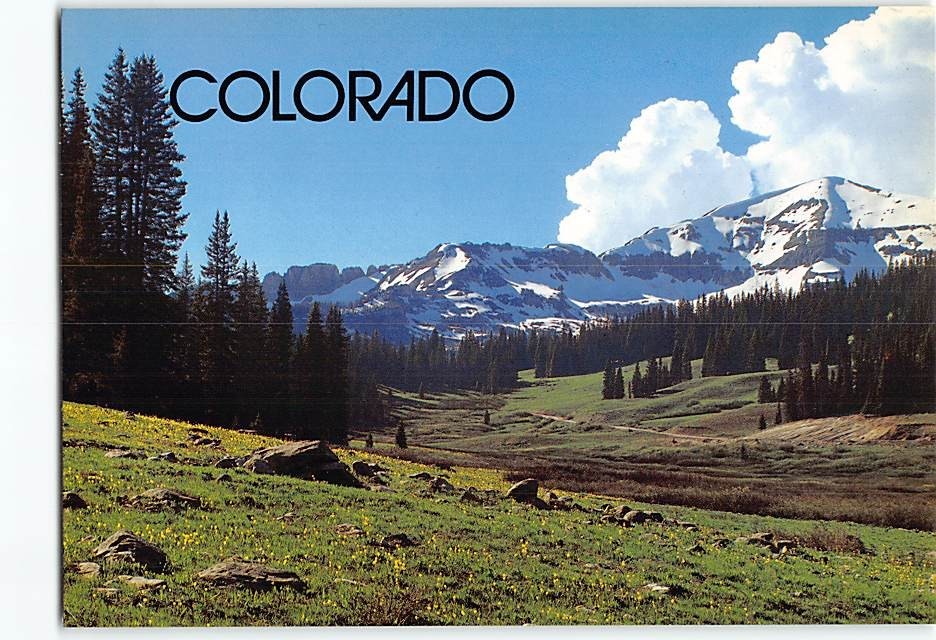 Postcard Keebler Pass Colorado USA