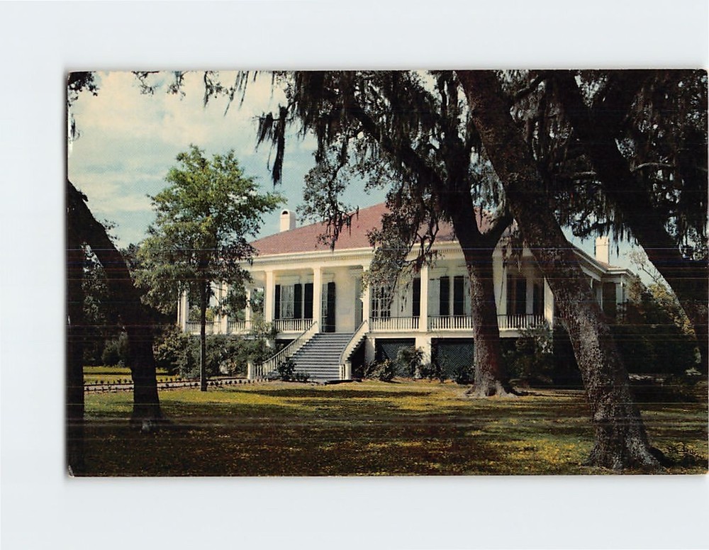 Postcard Beauvoir Jefferson Davis Shrine Biloxi Mississippi USA North America