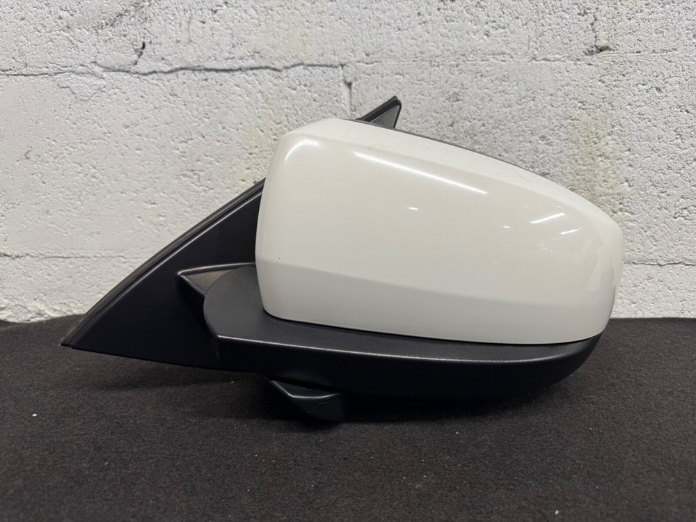 10-13 BMW X5 E70 Left Driver Side Door Mirror w/Camera HEATED AUTO DIP OEM WHITE