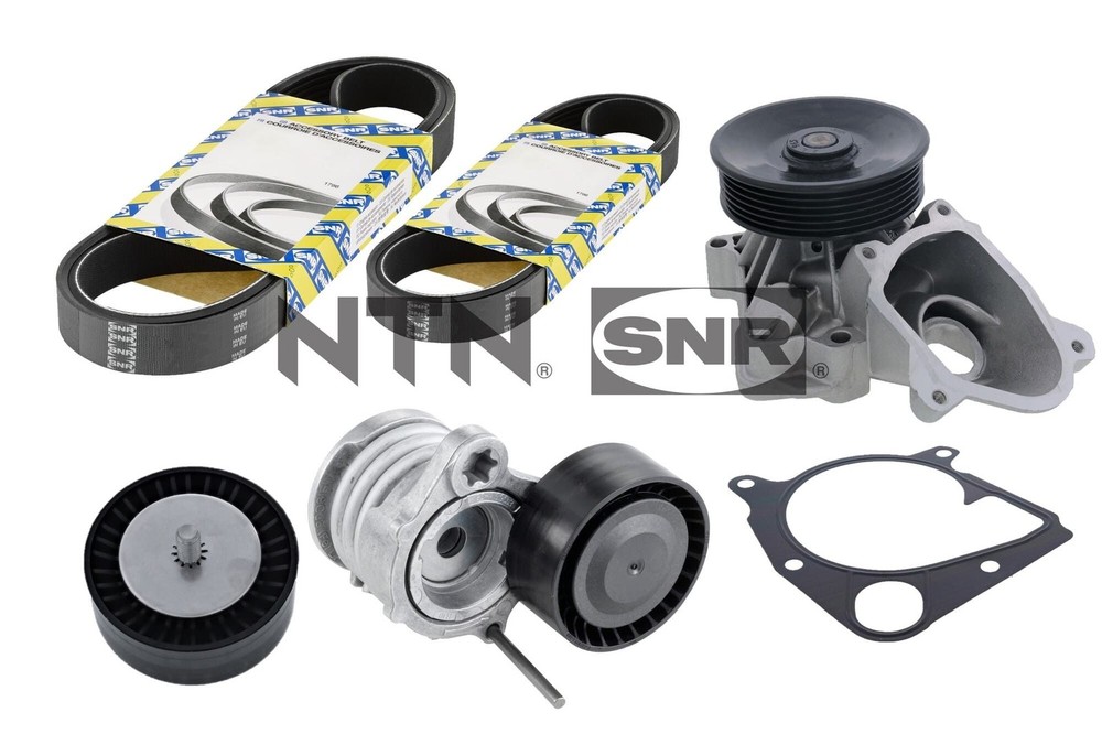 KAP850.060 SNR Wasserpumpe + Keilrippenriemensatz für BMW