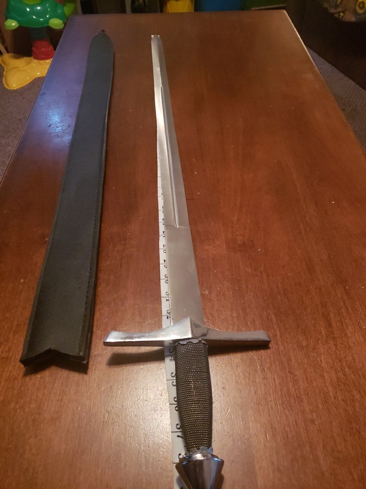 medieval sword replica With Sheath 39.5 Inches Long