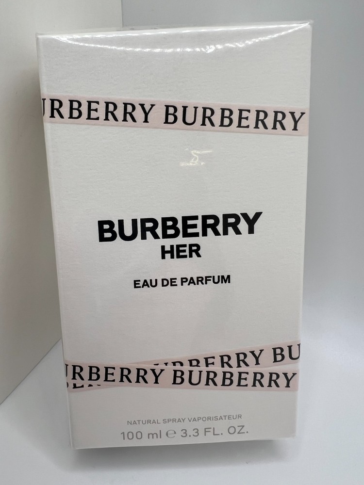 Burberry Her Eau de Toilette Spray For Womens EDT Perfume 3.3 oz(100 ml) New Box