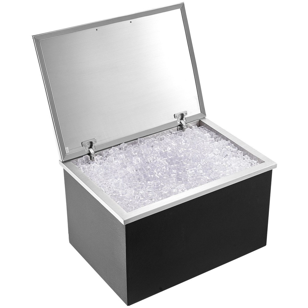 Commercial Stainless Steel Drop-In Ice Chest 28x20x17 Cooler Bin